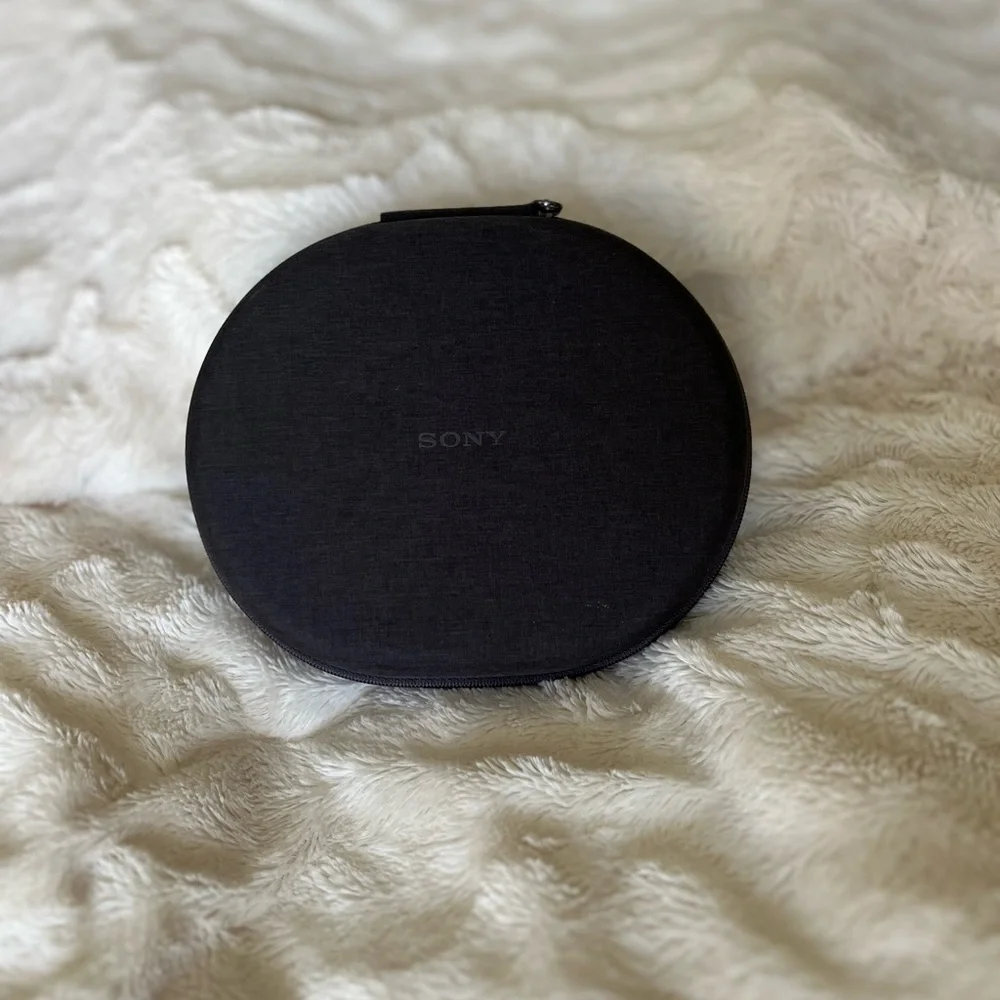 Sony Black Zippered Pouch